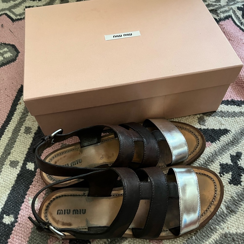Miu Miu sandals 38.5 - Picture 2 of 8